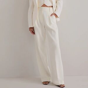 FAVORITE DAUGHTER Favorite Pant Ivory Cream Trousers Off White Dress Pants